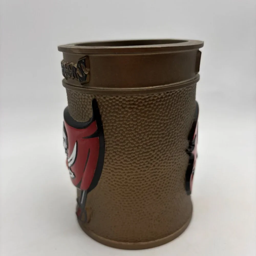 NFL Tampa Bay Buccaneers Flag Logo Foam Can Holder Koozie Gold